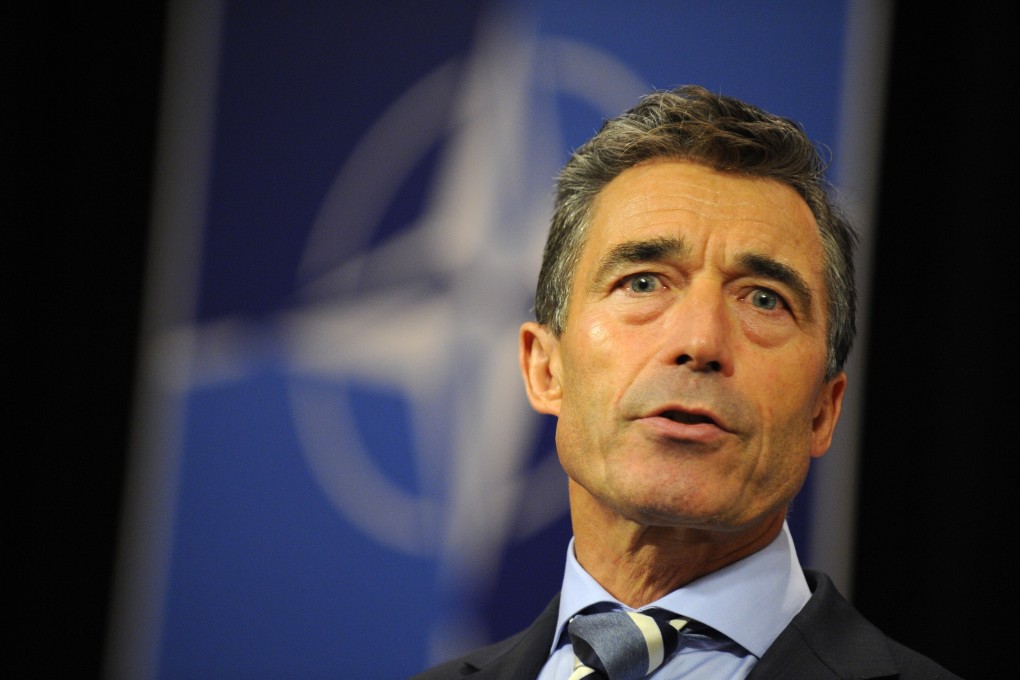 Anders Fogh Rasmussen is seen at the NATO Headquarters in Brussels in 2013. Photo: John Thys/AFP via Getty Images