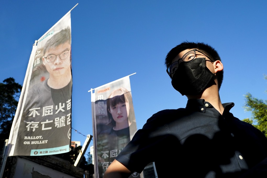 Demosisto’s Joshua Wong has announced plans to join the opposition’s primaries, signalling his bid to run in September’s Legco polls. Photo: Felix Wong