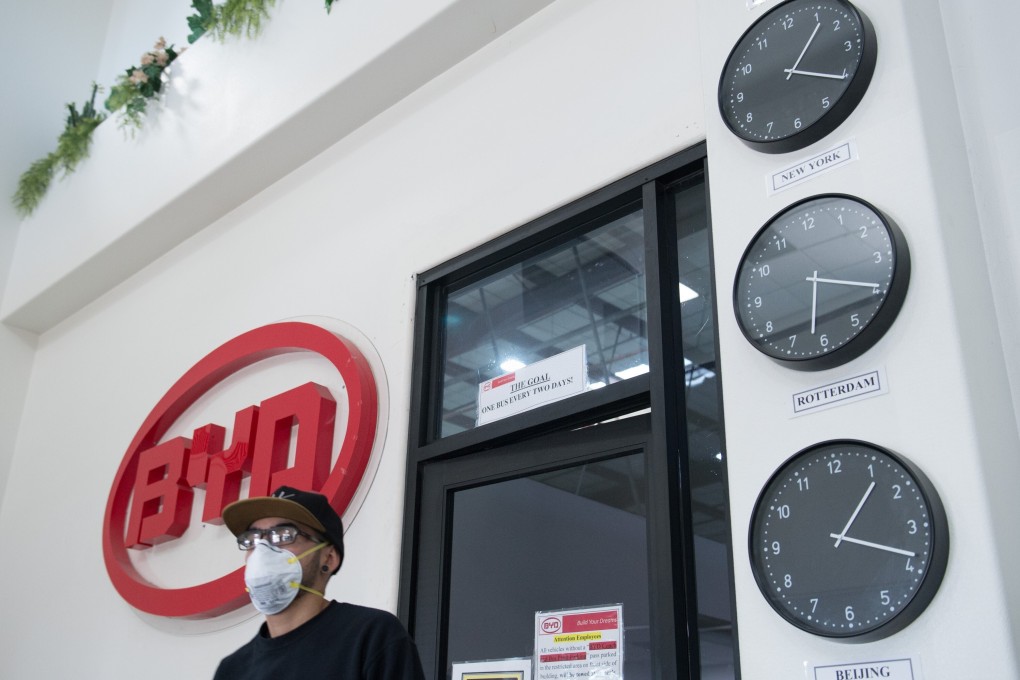 Chinese carmaker BYD operates a manufacturing plant in Lancaster, California. Photo: Xinhua