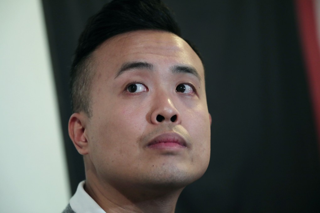 Snooker player Marco Fu Ka-chun meets the media in 2018. Photo: Jonathan Wong