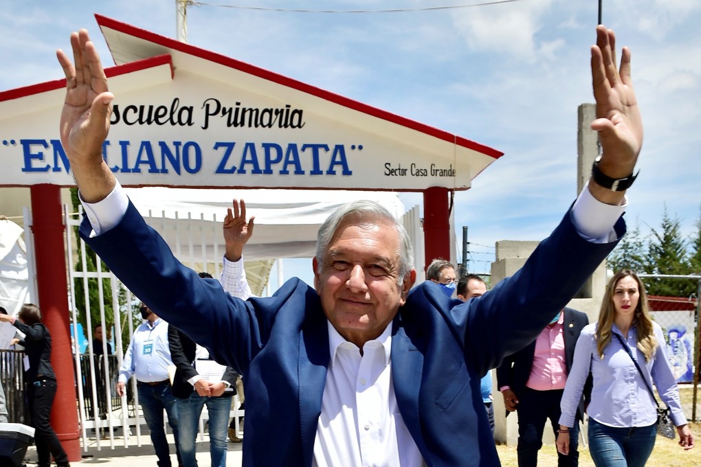 Mexican President Andres Manuel Lopez Obrador has tried to avoid direct confrontations with the country’s well-armed criminal cartels. Photo: Reuters