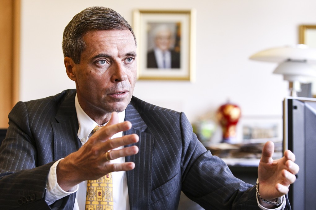 German ambassador to the EU Michael Clauss says progress of talks over the deal to protect European investors in China has been “quite limited”. Photo: Simon Song