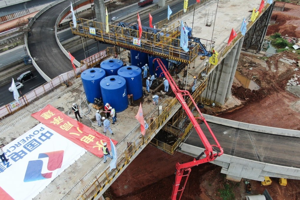 The Jakarta-Bandung high speed railway in Indonesia is part of China’s globe-spanning Belt and Road Initiative. Photo: Xinhua