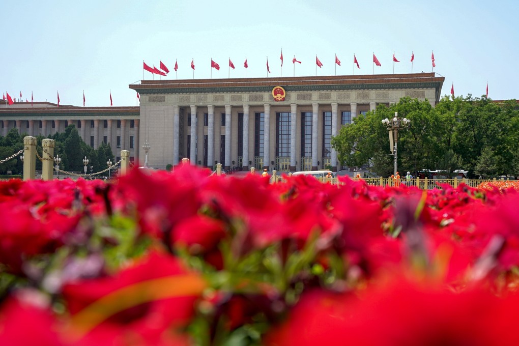 The National People’s Congress, which meets in the Great Hall of the People in Beijing, has the power to amend Hong Kong’s mini-constitution. Photo: Xinhua
