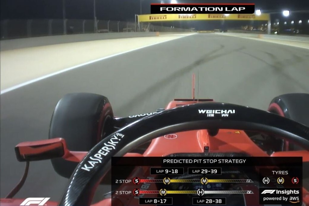 F1 is introducing a news set of in-race data in collaboration with Amazon's cloud service. Photo: Handout