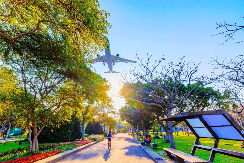 Taipei Expo Park is under the flight path for Songshan Airport, in Taiwan's capital. Photo Shutterstock
