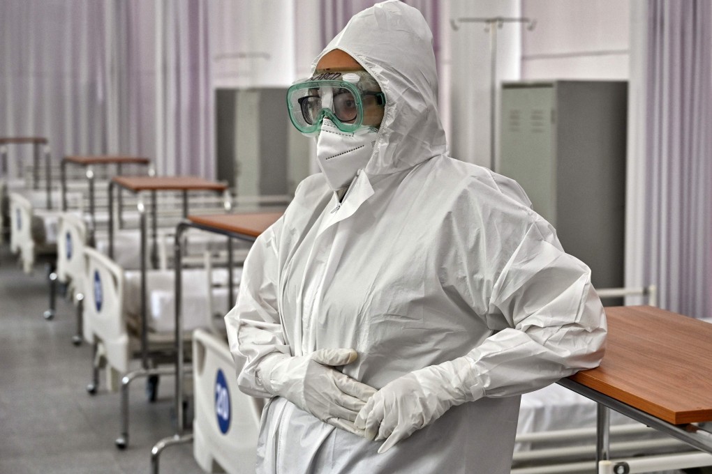 Mexico’s Covid-19 Hospitalisation Operational Unit of the Military Field 1, in Mexico City, originally a military dormitory, was adapted to serve coronavirus patients. Photo: AFP