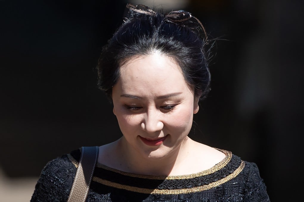 Meng Wanzhou, chief financial officer of Huawei Technologies, leaves her home to attend an extradition hearing in Vancouver, British Columbia, on May 27. Photo: Bloomberg