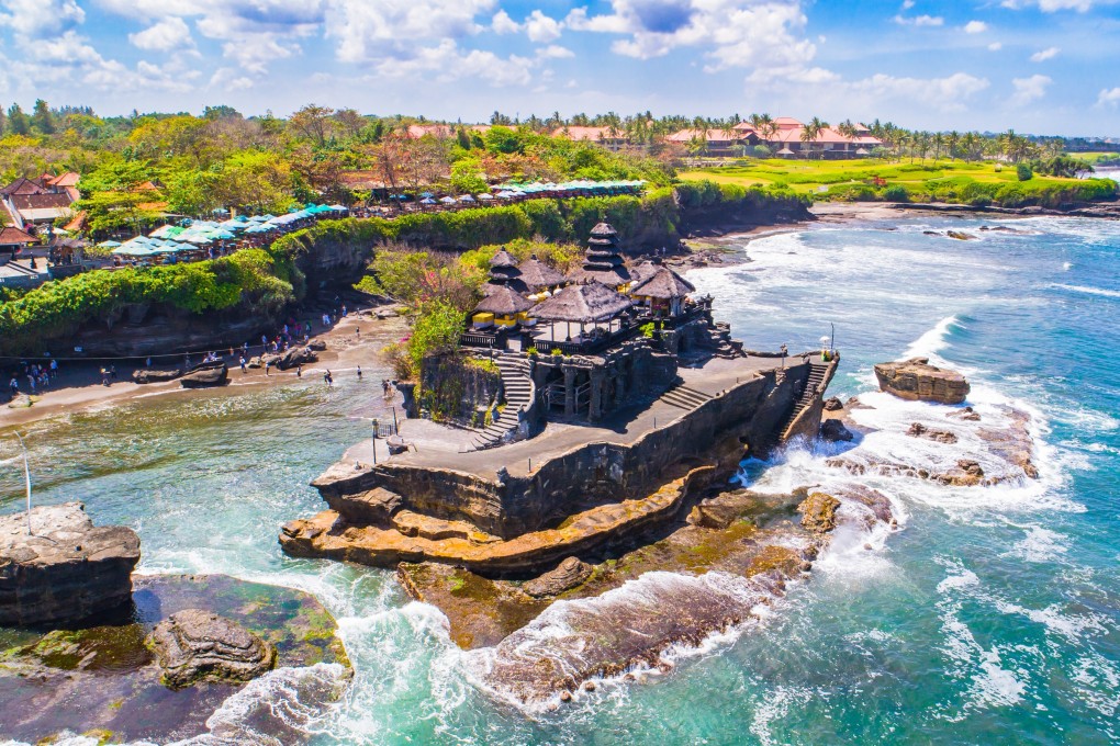 The Trump-branded six-star hotel, beach club, golf course and 144 ultra-luxury homes, will be located behind Bali’s Tanah Lot temple, and may be remodelled to make it more affordable to investors. Photo: Handout