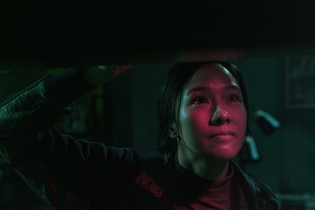 Karena Lam in a still from Legally Declared Dead (category IIB, Cantonese), directed by Yuen Kim-wai. Carlos Chan and Anthony Wong co-star.