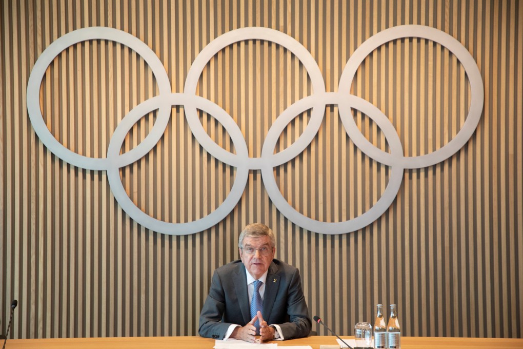 IOC President Thomas Bach addresses a news conference after a meeting of the body’s executive board earlier this month. Photo: Reuters