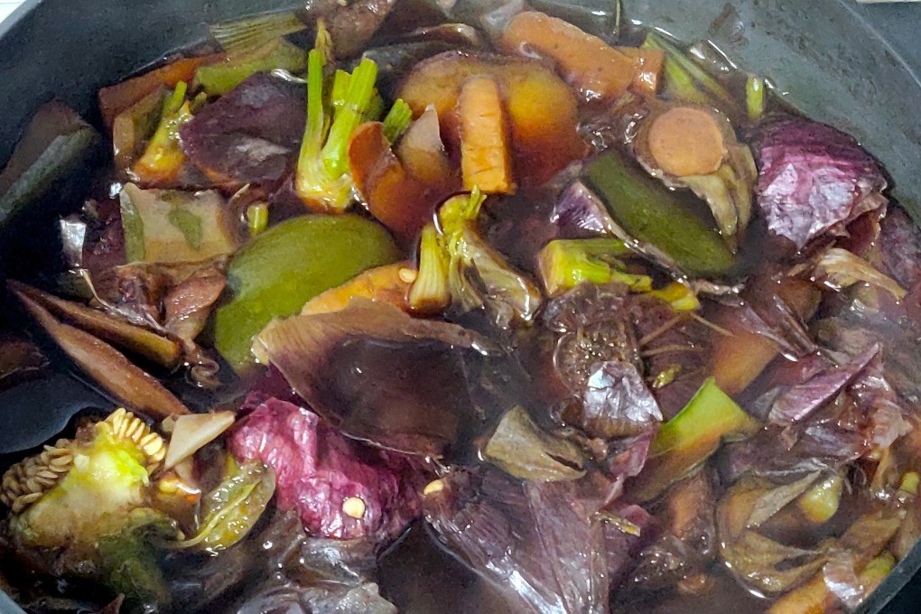 Scraps and peel are boiled for stock. India has rediscovered frugal cooking during the coronavirus lockdown when food supplies were stretched. Photo: Charukesi Ramadurai