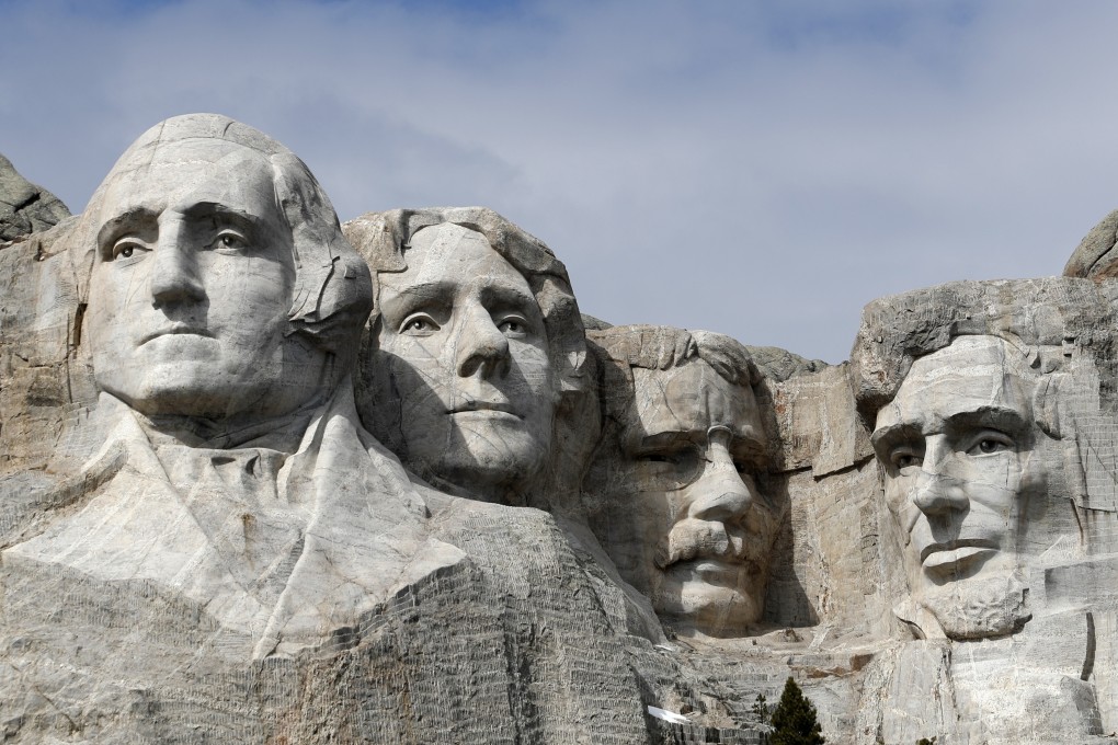 A file photo of Mount Rushmore in Keystone, South Dakota. Photo: AP