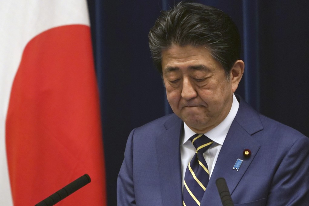 Time to say sayonara? A poll says only 19 per cent of voters want Shinzo Abe to have a fourth term. Photo: AP