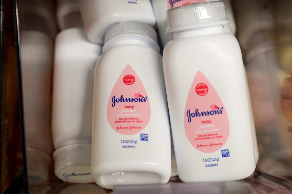 Bottles of Johnson's baby powder in a New York City store last year. Photo: Reuters