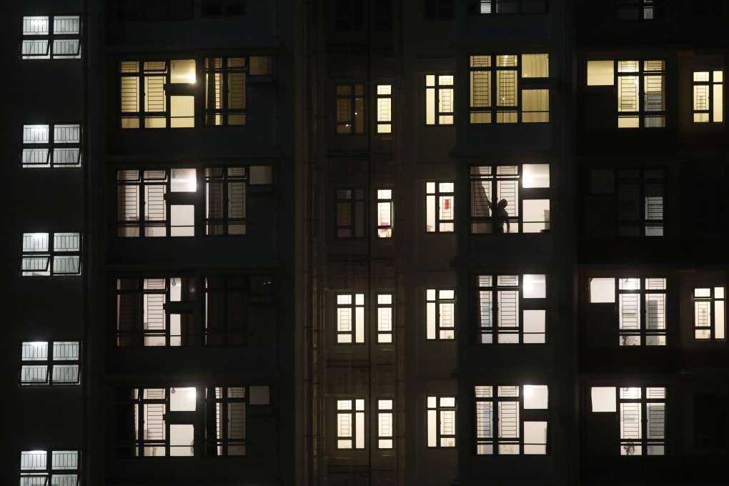 Chun Yeung Estate in Fo Tan has been serving as a quarantine centre for inbound travellers to Hong Kong. Photo: Winson Wong