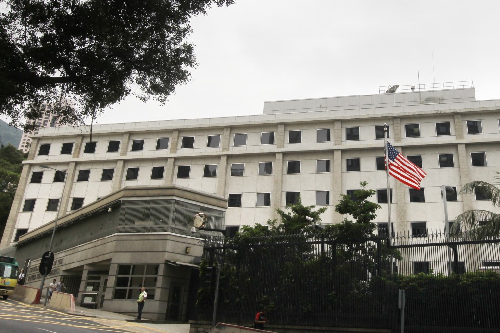 The US Consulate General’s office in Central on 13 June 2013. Photo: SCMP