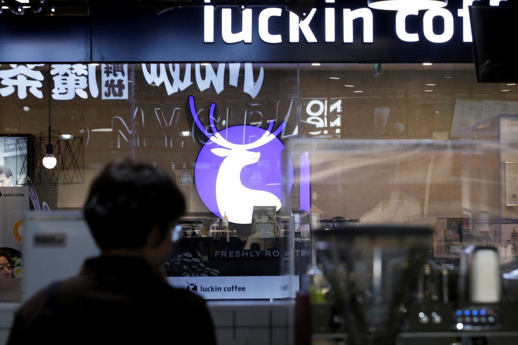 Luckin was listed on the Nasdaq in May last year. Photo: Reuters