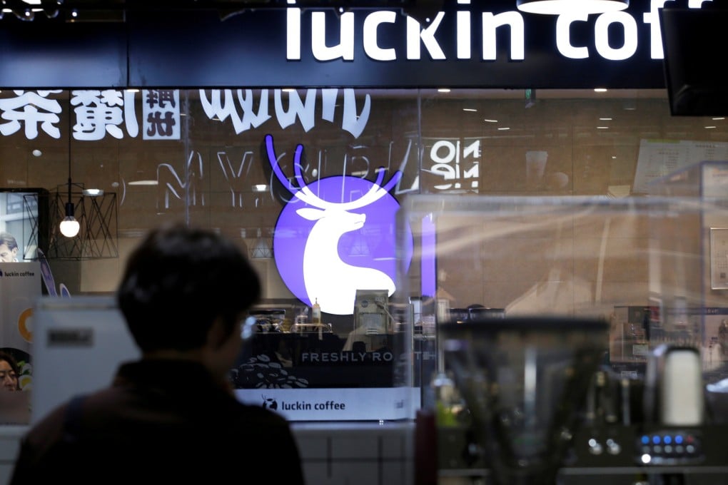 Luckin was listed on the Nasdaq in May last year. Photo: Reuters