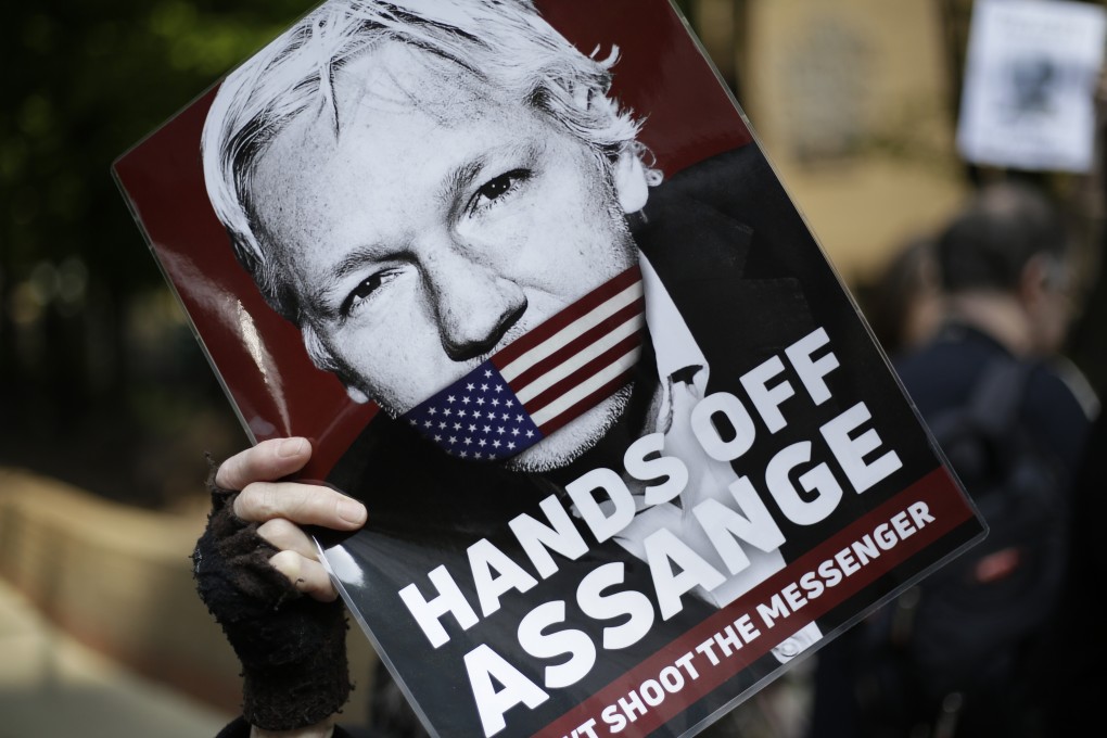Julian Assange’s crimes are nothing more or less than exposing the war crimes and hypocrisy of the US and those of its allies. Photo: AP