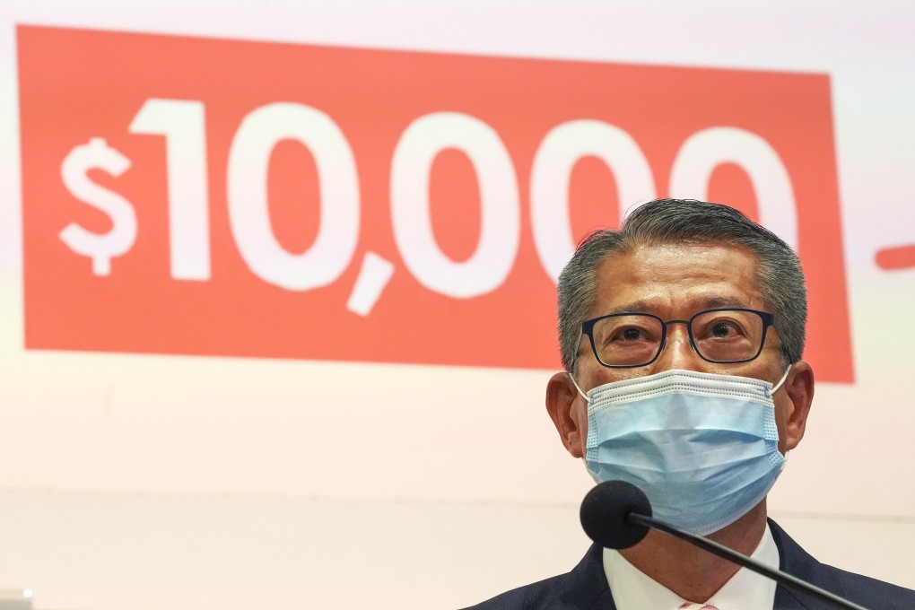 Financial Secretary Paul Chan announced the cash handout in his budget in February. Photo: Felix Wong