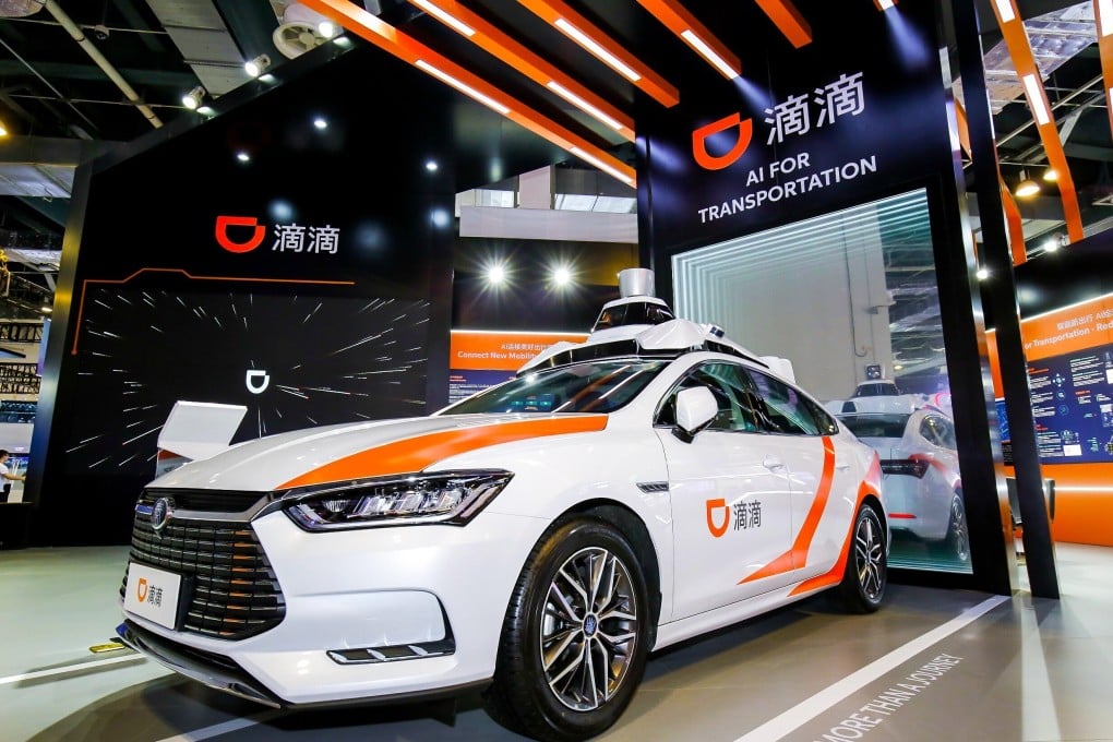Didi has raised US$500 million from Japan’s SoftBank for its autonomous driving subsidiary. Photo: Handout