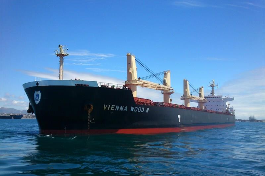 The MV Vienna Wood pictured in 2012. Photo: Twitter