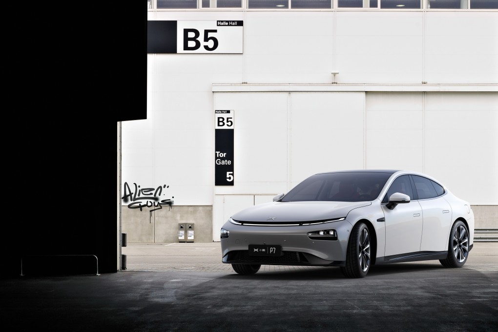 Deliveries of Xpeng’s new P7 sports sedan officially started on Sunday as the Chinese EV maker seeks to take on Tesla. (Picture: Handout)