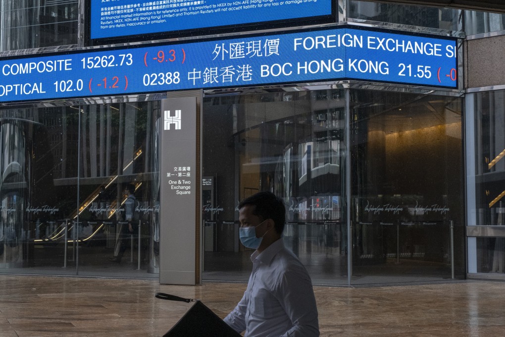 View of HKEX at Exchange Square in Central. Photo: Sun Yeung