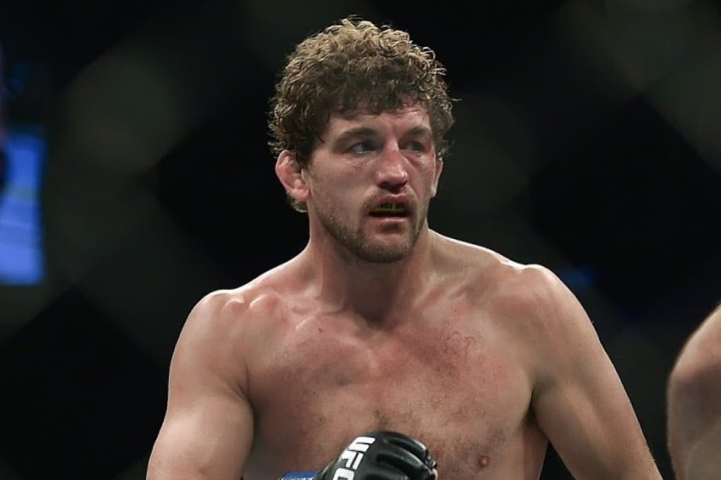 Retired MMA fighter Ben Askren during his fight against Demian Maia at UFC Fight Night in Singapore in October 2019. Photo: Handout