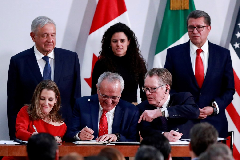 The USMCA replaces Nafta and was negotiated after attacks by US President Donald Trump. File photo: Reuters