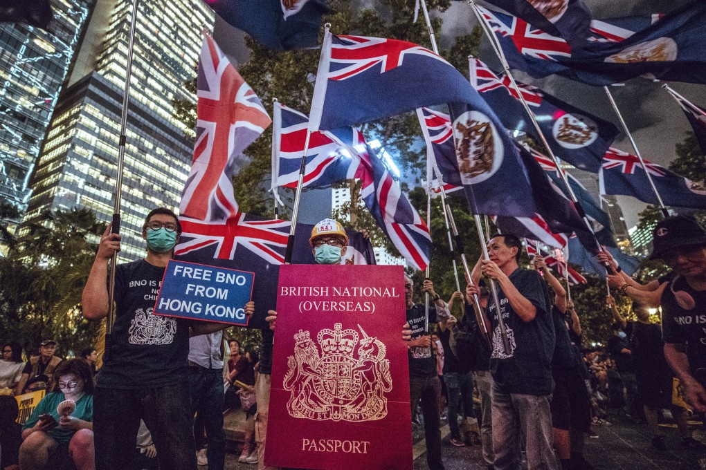 China has been angered by British Prime Minister Boris Johnson’s declaration that millions of Hongkongers eligible for British National (Overseas) passports, their spouses and underage children would be allowed to resettle in Britain and given a path to British citizenship. Photo: Winson Wong