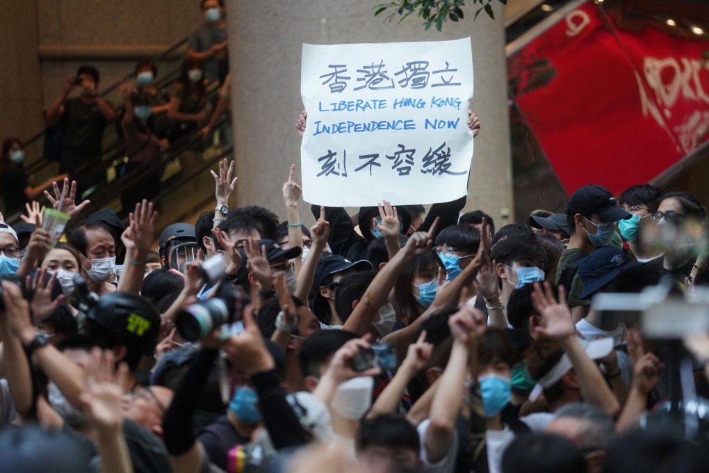 Protesters take to the streets on Wednesday. Photo: Winson Wong