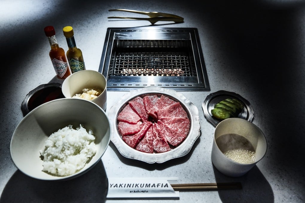 The Yakinikumafia combo set features three types of Wagyu. Photo: Leading Nation