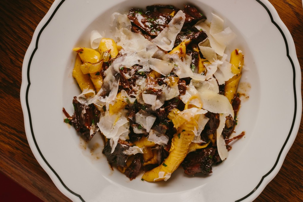 Garganelli Omaggio a Cammillo, pasta with a Chianti beef ragu and Parmesan, at Associazione Chianti. Photo: Black Sheep Restaurants