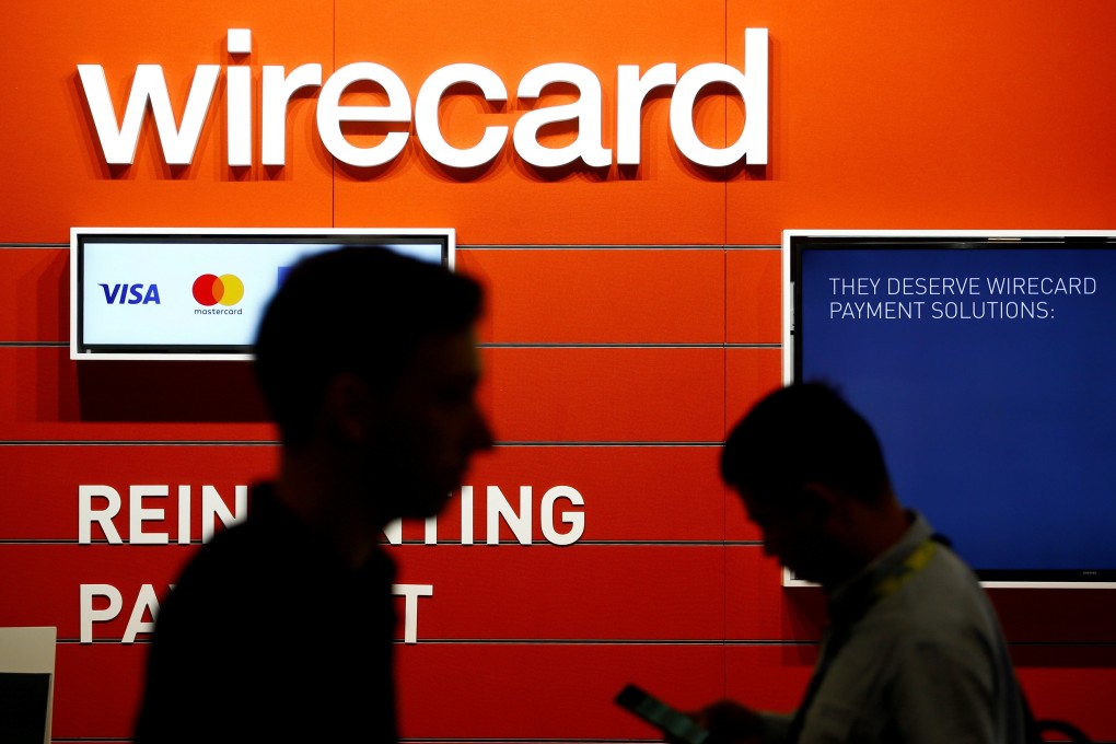 Wirecard’s booth at the computer games fair Gamescom in Cologne, Germany in 2018. Photo: Reuters