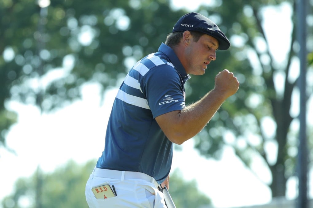 Bryson DeChambeau claimed his first win of the season at the Rocket Mortgage Classic at the Detroit Golf Club. Photo: AFP