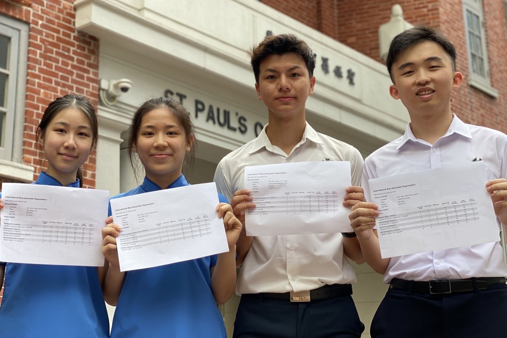 St Paul’s Co-educational College has four full-score IB students this year. Photo: Chan Ho-him
