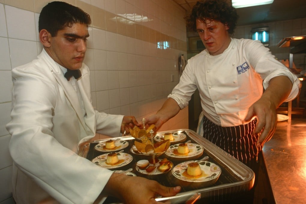 Marco Pierre White (right) in The Restaurant Marco Pierre White, in Hyde Park Hotel, London. Photo: Getty Images