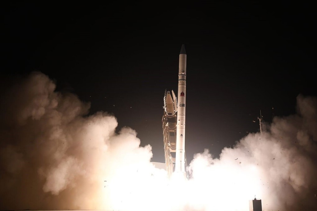 Against the backdrop of mysterious explosions in Iran, Israel launched a new spy satellite into orbit before dawn on Monday. Photo: AFP