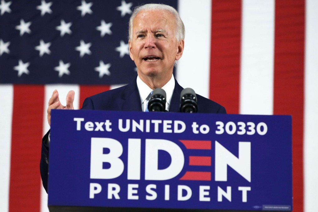 Democratic presidential candidate former Vice President Joe Biden speaks during a campaign event June 30, 2020. Photo: AFP