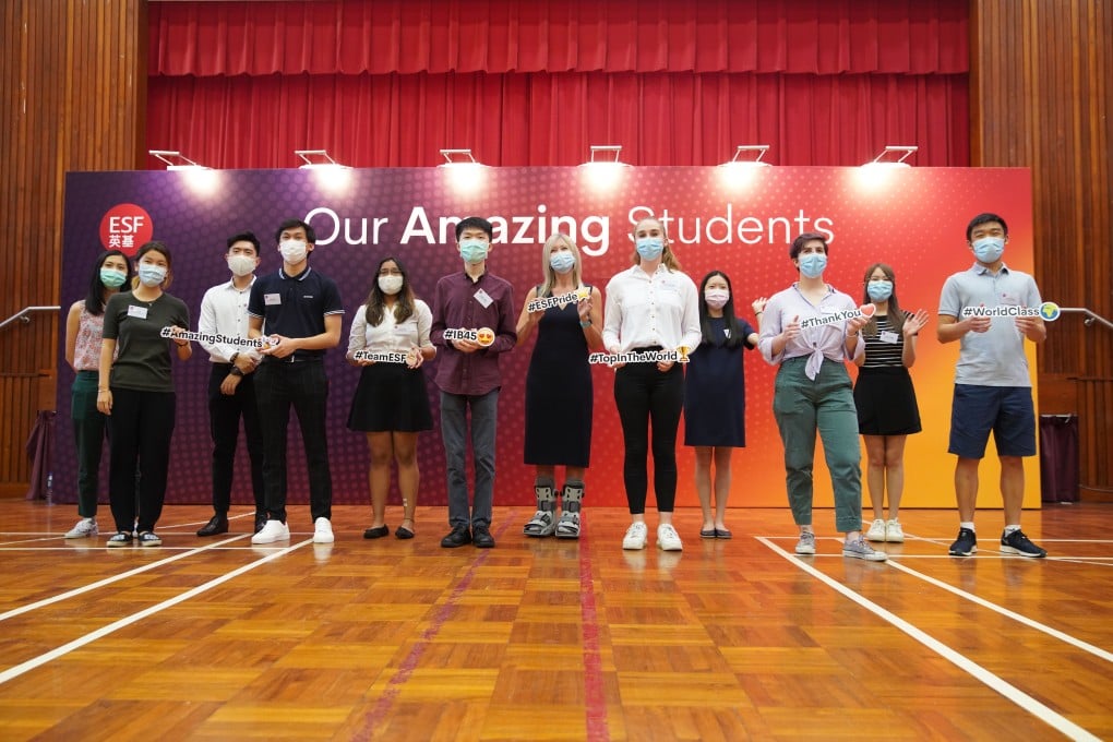 Twelve students from Hong Kong’s biggest international school operator, English Schools Foundation, earned a perfect score on this year’s International Bacclaureate exam. Photo: Winson Wong