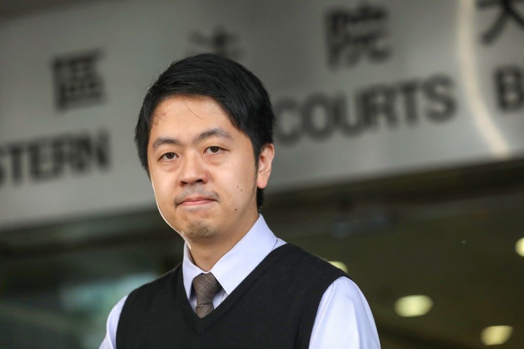 Lawmaker Ted Hui was found guilty of misbehaviour, after snatching a government officer’s phone outside a Legislative Council meeting in 2018. Photo: Sam Tsang