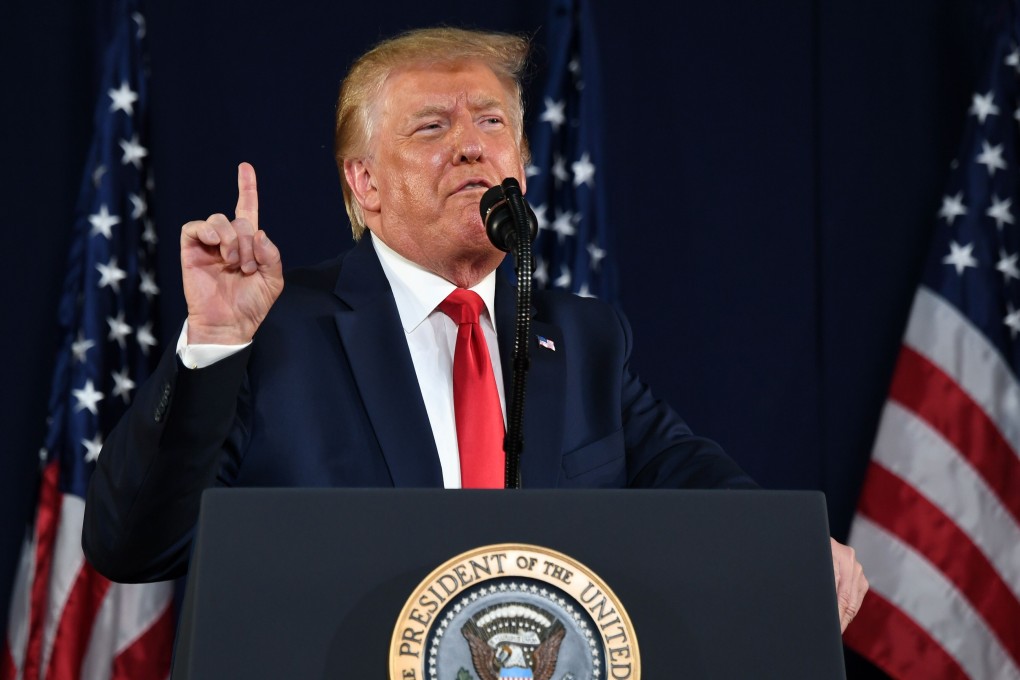 US President Donald Trump in May said he would withdraw from the WHO, accusing the organisation of failing in the coronavirus pandemic and being a puppet of China. Photo: AFP