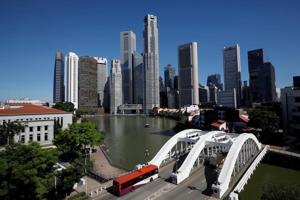 A view of the central business district in Singapore. Vacancy rates in Hong Kong and Tokyo have risen in recent quarters, pressured by an economic slowdown and work from home arrangements. Photo: Reuters