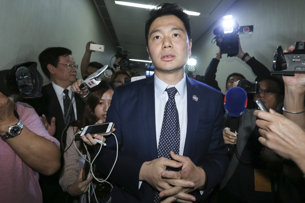 Lawmaker Holden Chow, a member of the Democratic Alliance for the Betterment and Progress of Hong Kong. Photo: Dickson Lee