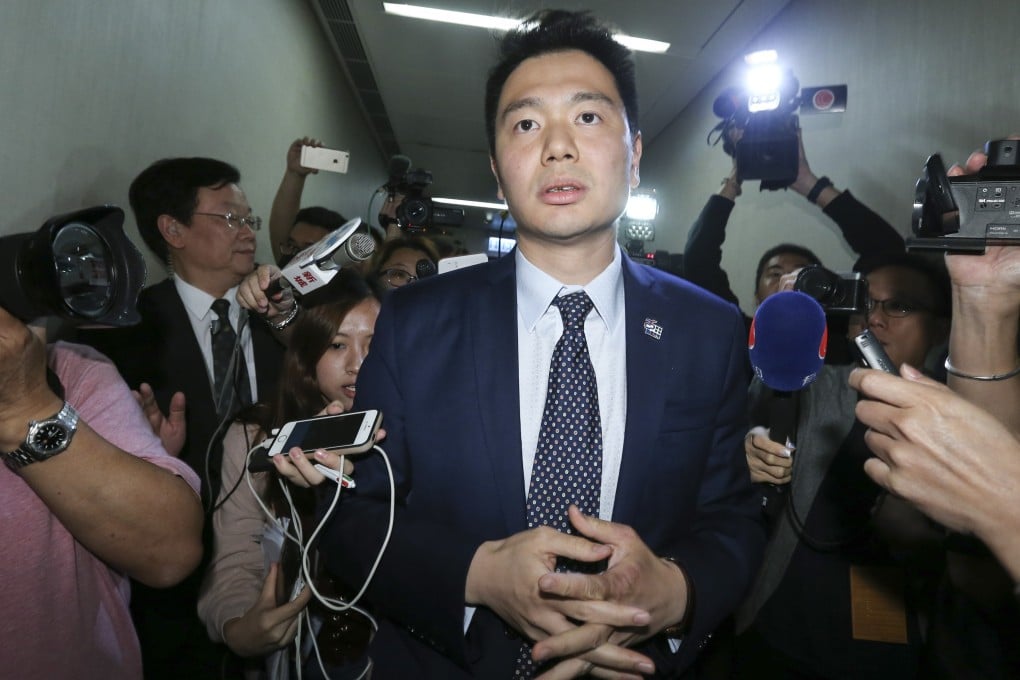 Lawmaker Holden Chow, a member of the Democratic Alliance for the Betterment and Progress of Hong Kong. Photo: Dickson Lee
