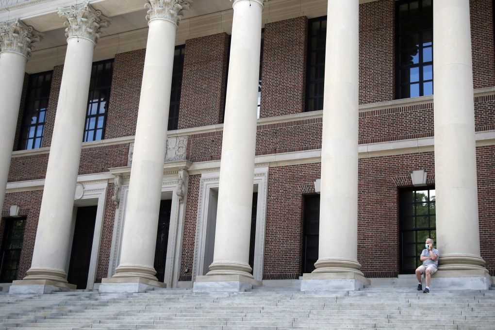 A nearly deserted Widener Library at Harvard University last month. Recent actions by the Trump administration have shaken Chinese students in the US, who now find their plans to study and work in the country disrupted. Photo: AP