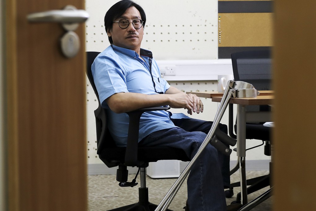 Yip Cham-kai is a long-time volunteer, who speaks lightly of his past hardships. Photo: Sam Tsang