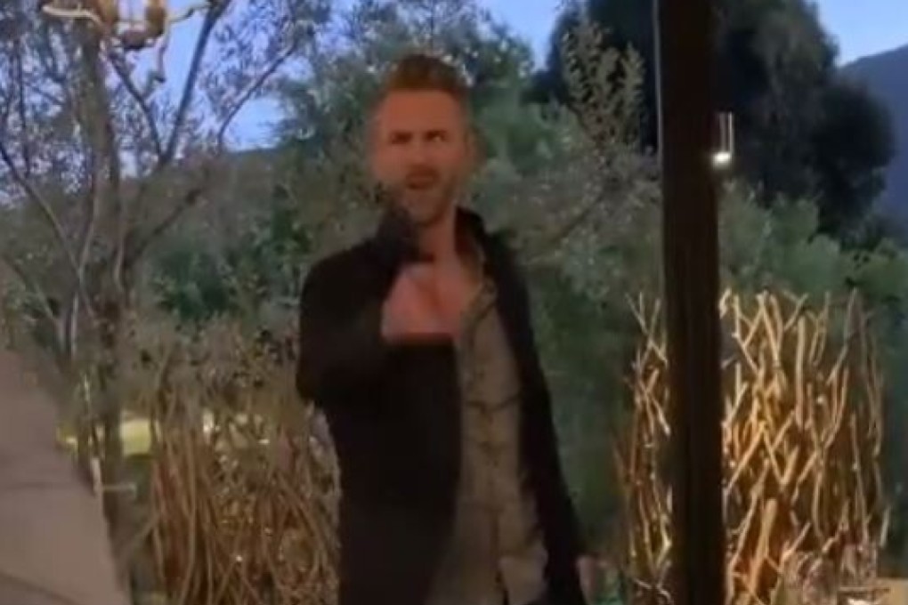 Michael Lofthouse was filmed on camera by one of the family members. Photo: Twitter